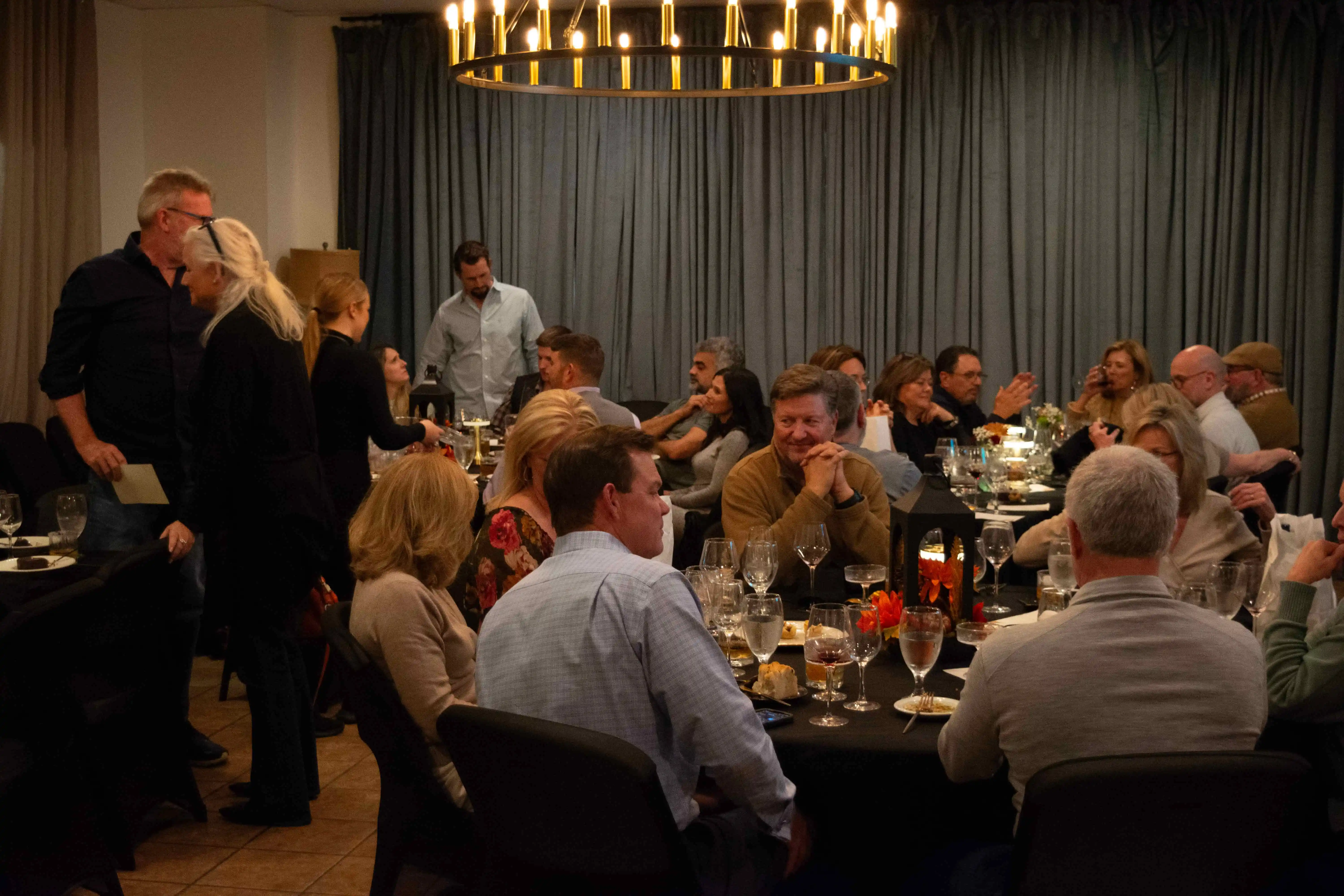Intimate private dining room at Joe's Kitchen, Bar, & Bakery, Alabaster